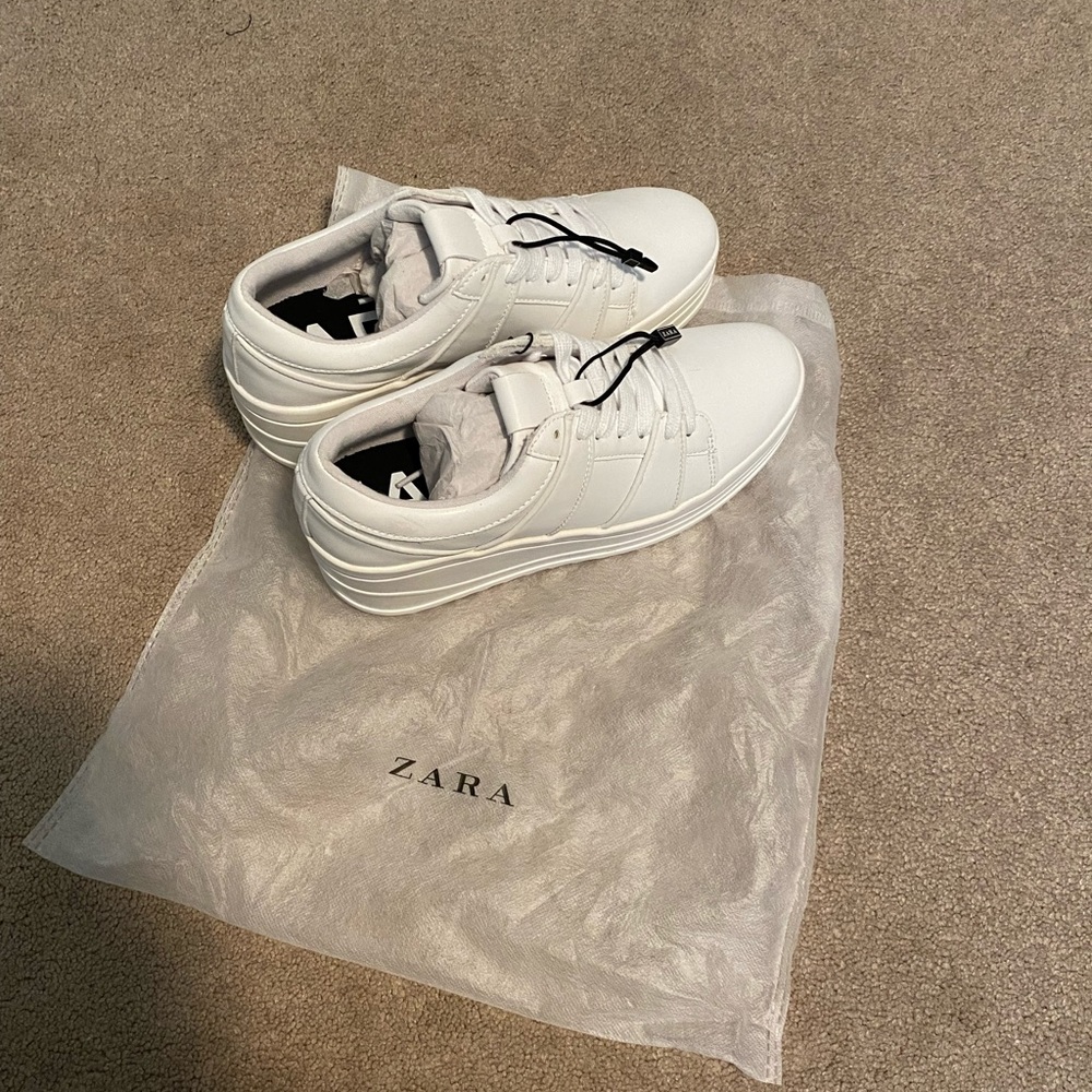 Zara platform sneakers